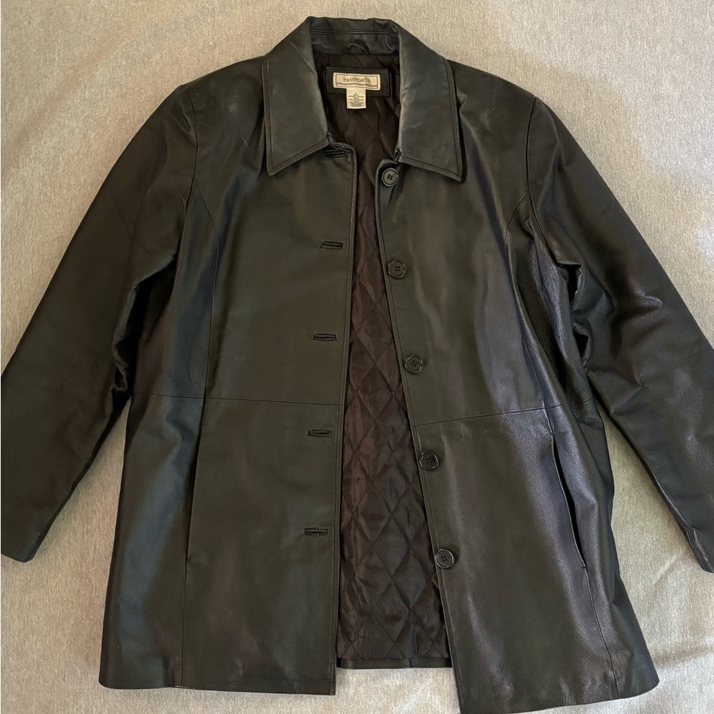 Passport Black Leather Jacket